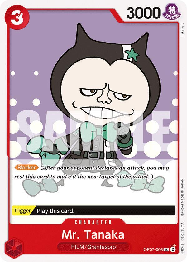 Mr. Tanaka UC 500 Years in the Future OP07-008 NM
