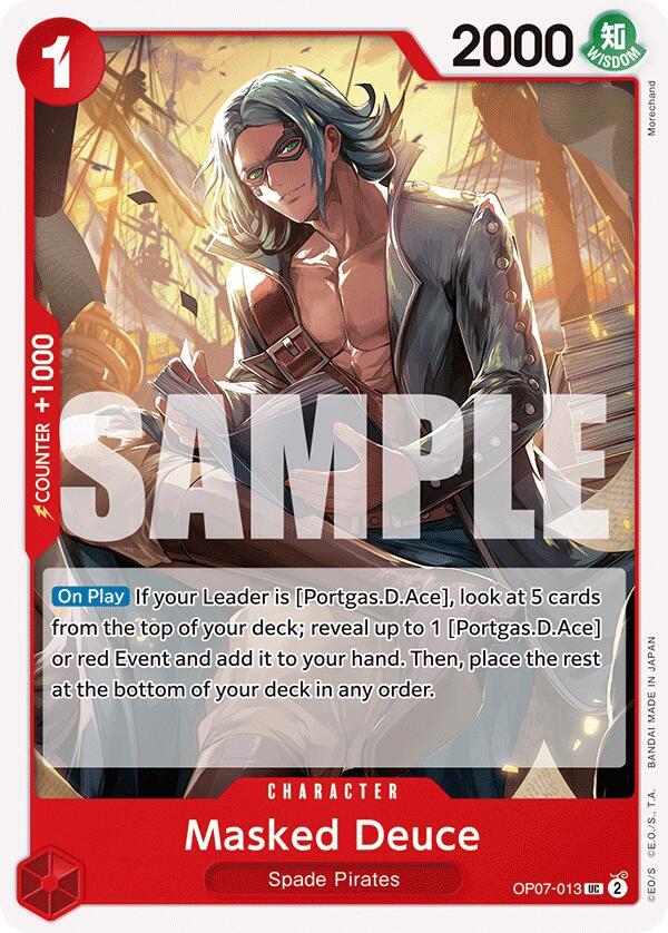 Masked Deuce UC 500 Years in the Future OP07-013 NM
