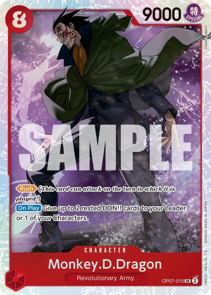 Monkey.D.Dragon (015) SR 500 Years in the Future OP07-015 NM