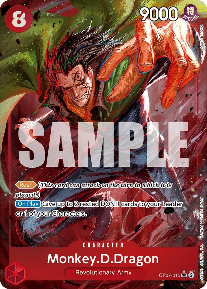 Monkey.D.Dragon (015) (Parallel) SR 500 Years in the Future OP07-015 NM