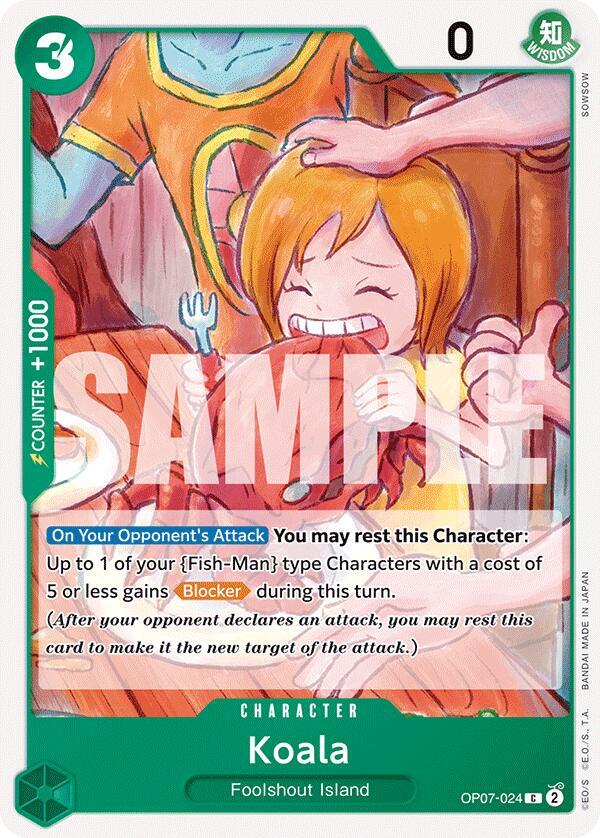 Koala C 500 Years in the Future OP07-024 NM