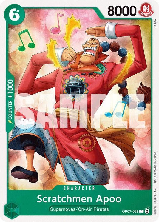 Scratchmen Apoo C 500 Years in the Future OP07-028 NM