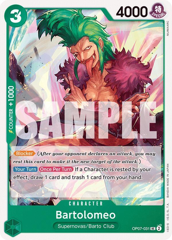 Bartolomeo UC 500 Years in the Future OP07-031 NM