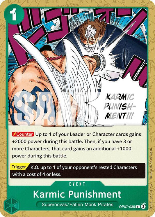 Karmic Punishment C 500 Years in the Future OP07-035 NM