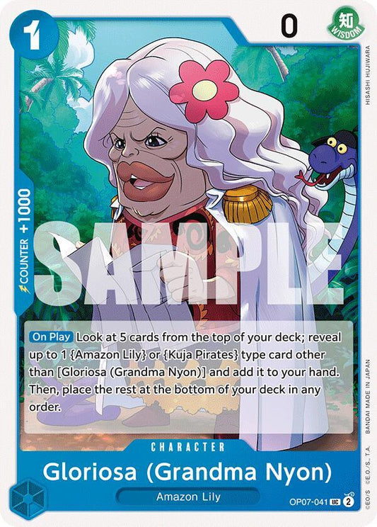 Gloriosa (Grandma Nyon) UC 500 Years in the Future OP07-041 NM