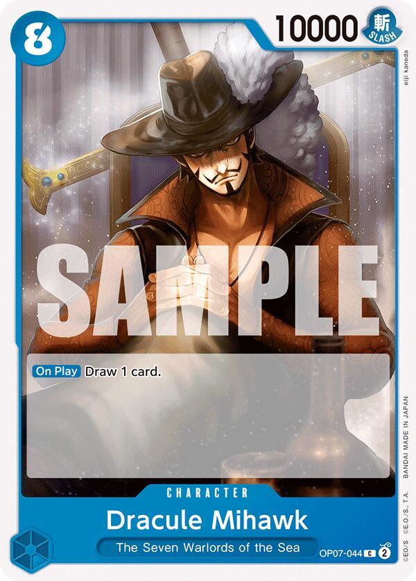 Dracule Mihawk C 500 Years in the Future OP07-044 NM