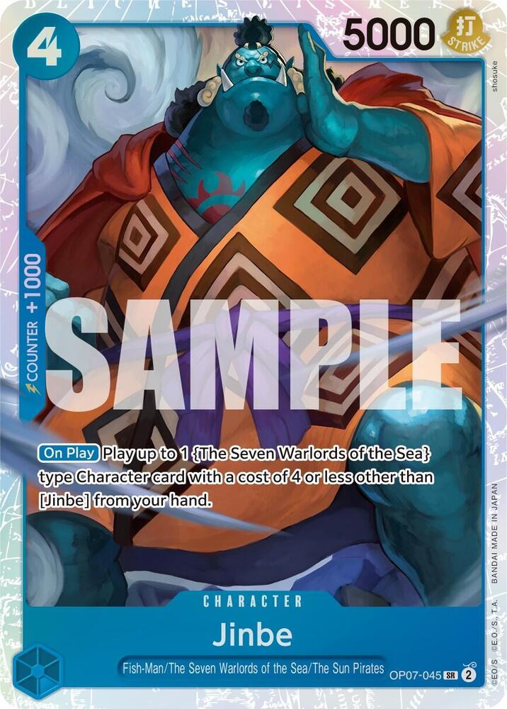 Jinbe (045) SR 500 Years in the Future OP07-045 NM