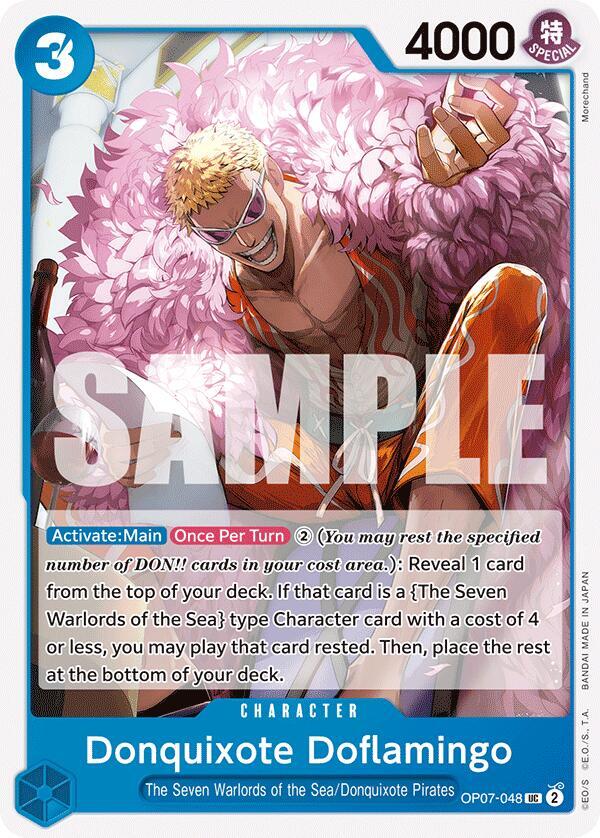 Donquixote Doflamingo UC 500 Years in the Future OP07-048 NM