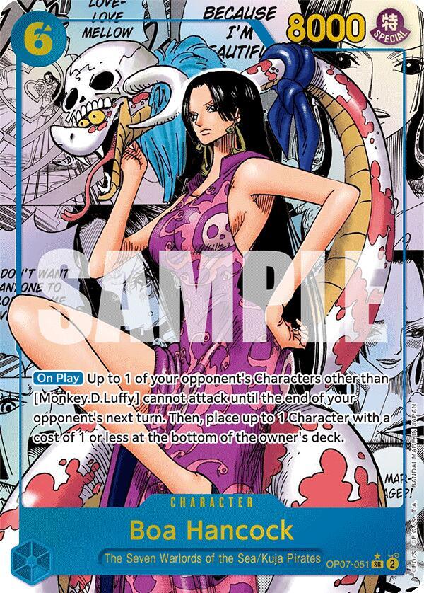 Boa Hancock (051) (Parallel) (Manga) SR 500 Years in the Future OP07-051 NM