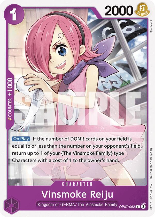Vinsmoke Reiju C 500 Years in the Future OP07-062 NM