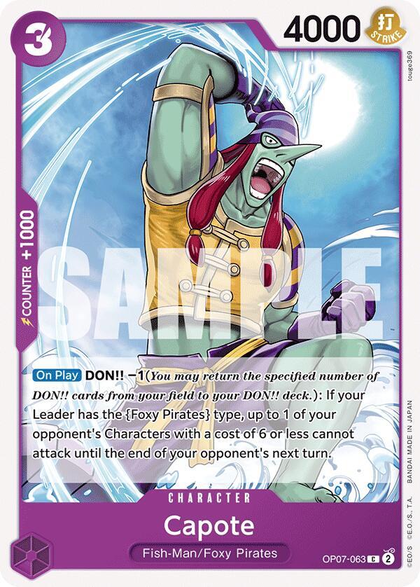Capote C 500 Years in the Future OP07-063 NM