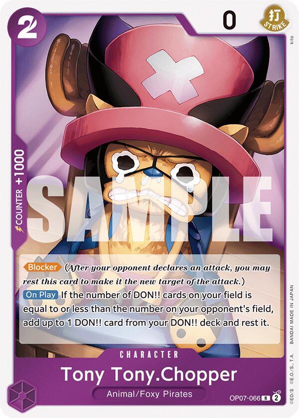 Tony Tony.Chopper (066) R 500 Years in the Future OP07-066 NM