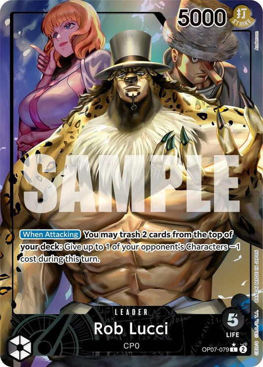 Rob Lucci (079) (Parallel) L 500 Years in the Future OP07-079 NM