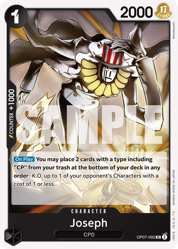 Joseph UC 500 Years in the Future OP07-092 NM