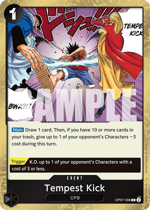 Tempest Kick R 500 Years in the Future OP07-096 NM