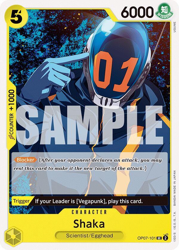 Shaka UC 500 Years in the Future OP07-101 NM