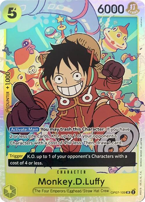Monkey.D.Luffy (109) SR 500 Years in the Future OP07-109 NM