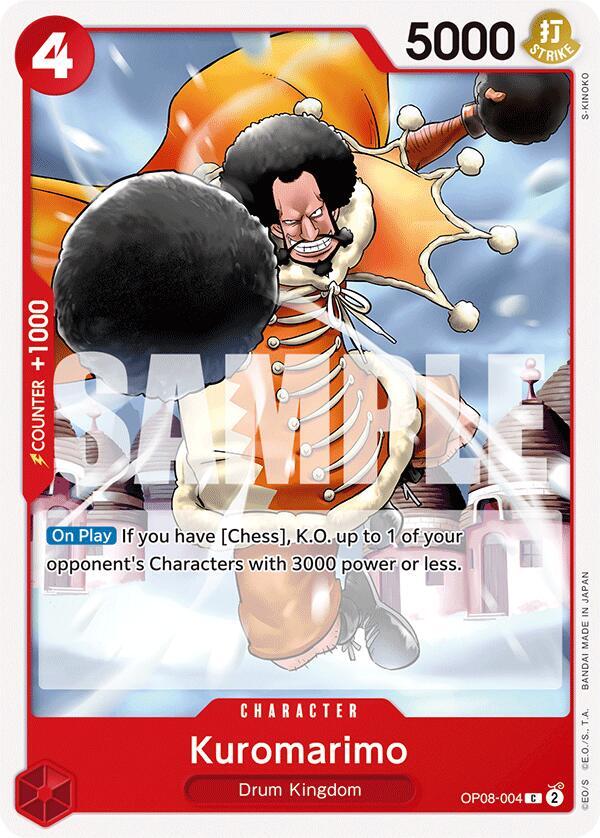 Kuromarimo C Two Legends OP08-004 NM