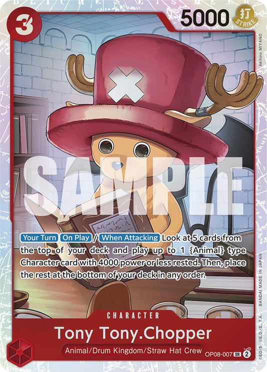 Tony Tony.Chopper (007) SR Two Legends OP08-007 NM