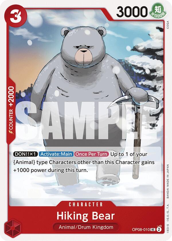 Hiking Bear UC Two Legends OP08-010 NM