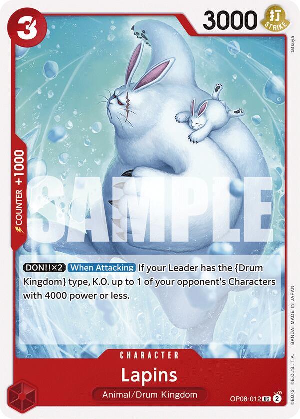 Lapins UC Two Legends OP08-012 NM