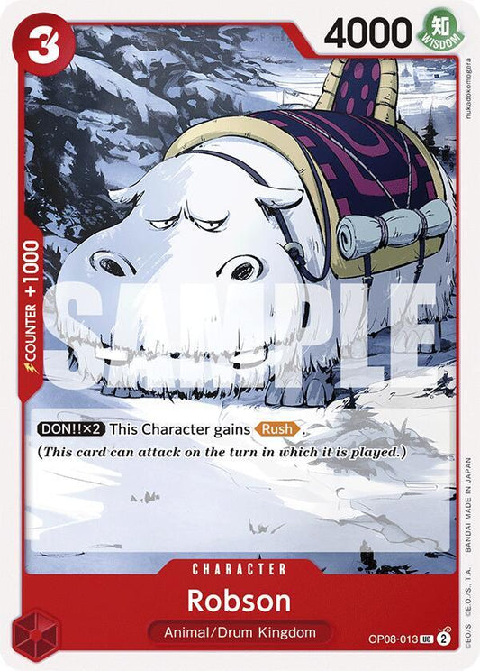 Robson UC Two Legends OP08-013 NM