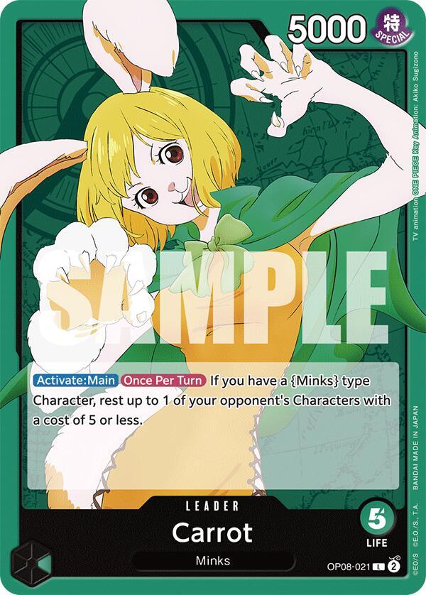 Carrot (021) L Two Legends OP08-021 NM