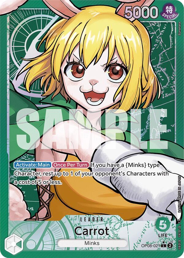 Carrot (021) (Parallel) L Two Legends OP08-021 NM
