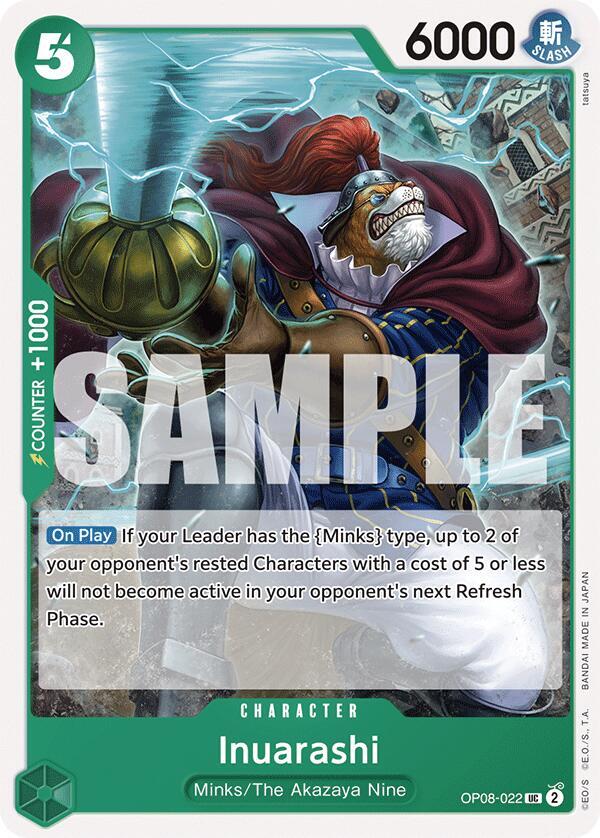 Inuarashi UC Two Legends OP08-022 NM