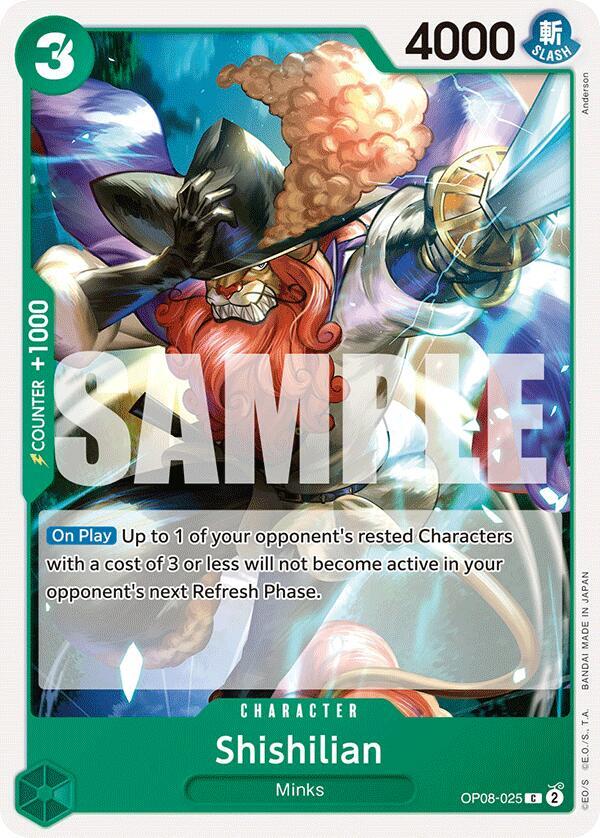 Shishilian C Two Legends OP08-025 NM