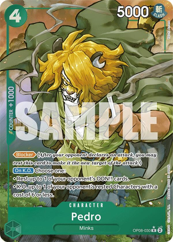 Pedro (Parallel) R Two Legends OP08-030 NM