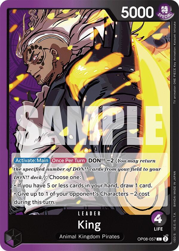 King (057) L Two Legends OP08-057 NM