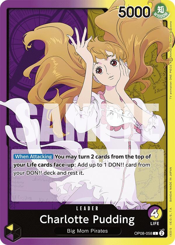 Charlotte Pudding (058) L Two Legends OP08-058 NM