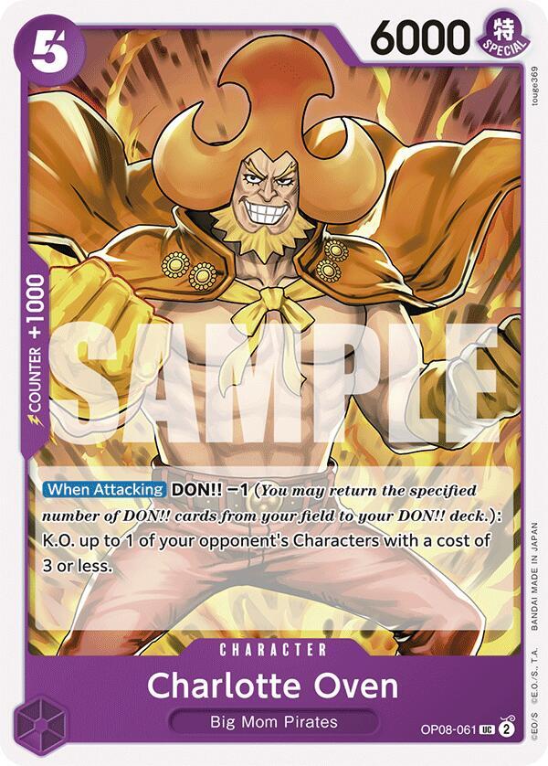 Charlotte Oven UC Two Legends OP08-061 NM