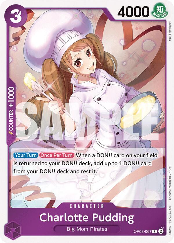 Charlotte Pudding (067) R Two Legends OP08-067 NM