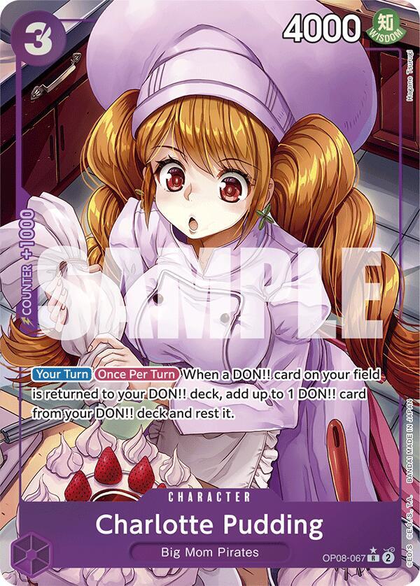Charlotte Pudding (067) (Parallel) R Two Legends OP08-067 NM