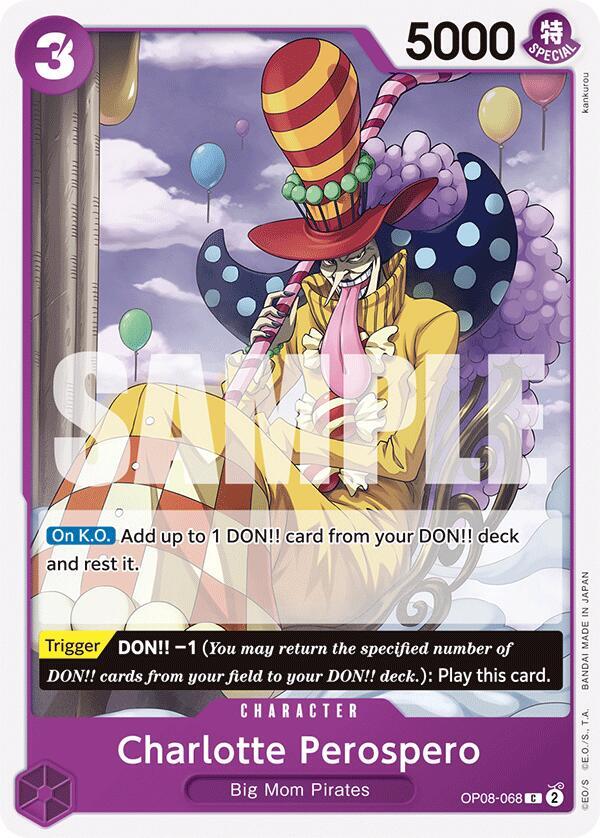 Charlotte Perospero C Two Legends OP08-068 NM