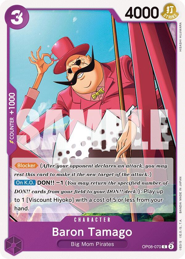 Baron Tamago C Two Legends OP08-070 NM