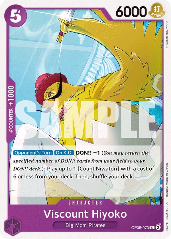Viscount Hiyoko C Two Legends OP08-073 NM