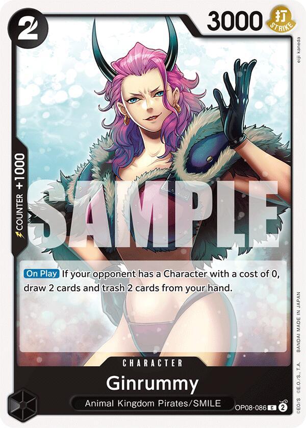 Ginrummy C Two Legends OP08-086 NM