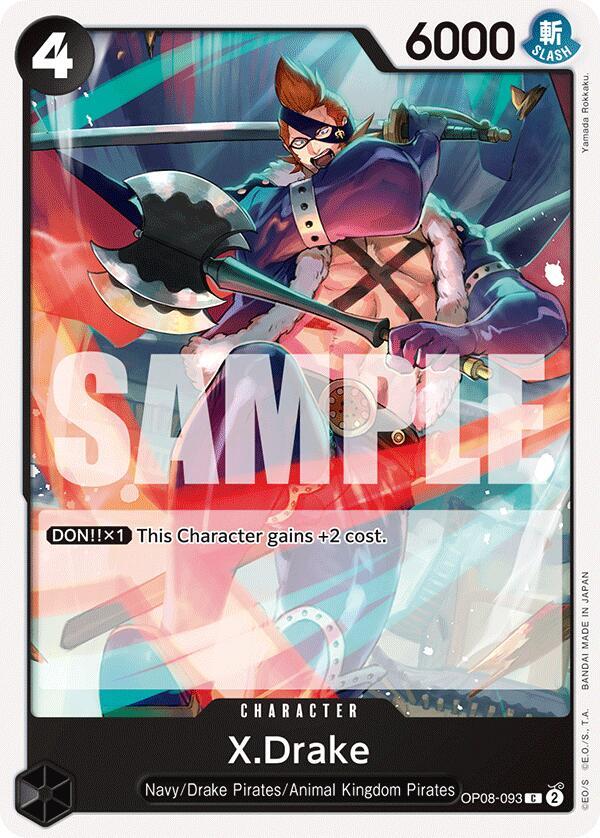X.Drake C Two Legends OP08-093 NM