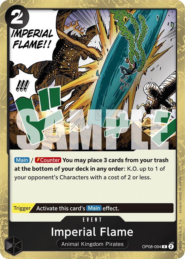 Imperial Flame R Two Legends OP08-094 NM