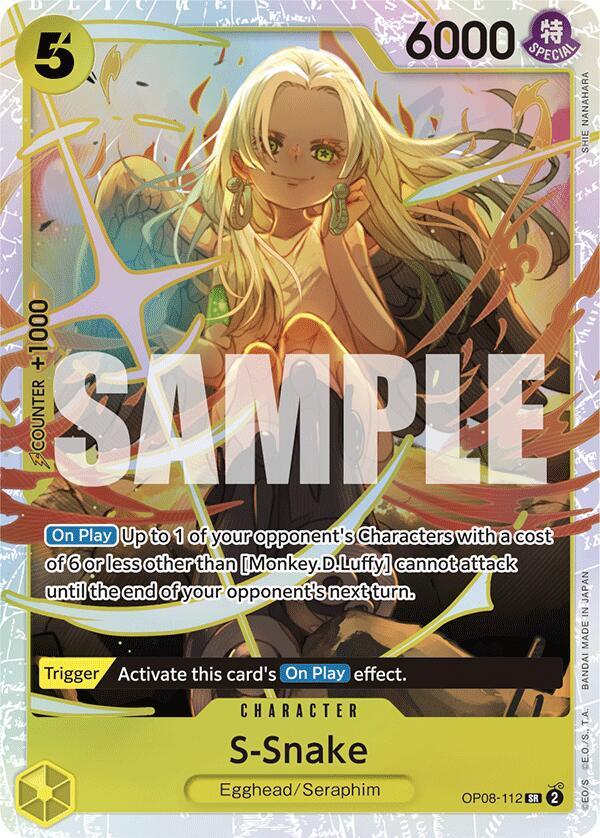 S-Snake SR Two Legends OP08-112 NM