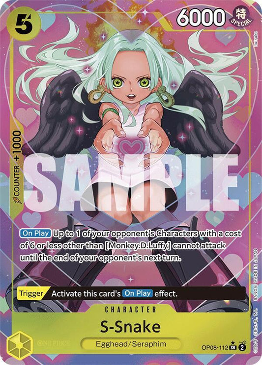 S-Snake (Parallel) SR Two Legends OP08-112 NM