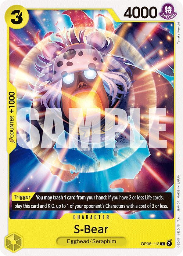 S-Bear C Two Legends OP08-113 NM