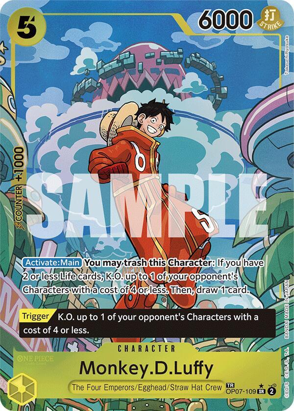 Monkey.D.Luffy (TR) TR Two Legends OP07-109 NM