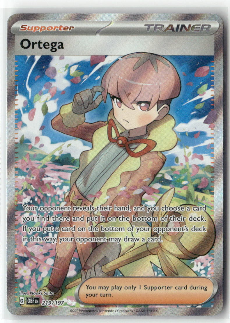 Ortega Ultra Rare SV03: Obsidian Flames 219/197 NM