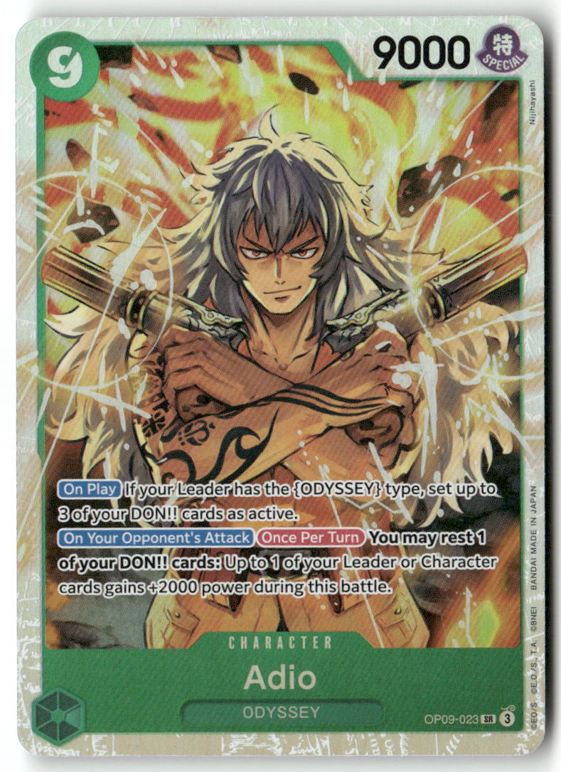 Adio SR Emperors in the New World OP09-023 NM