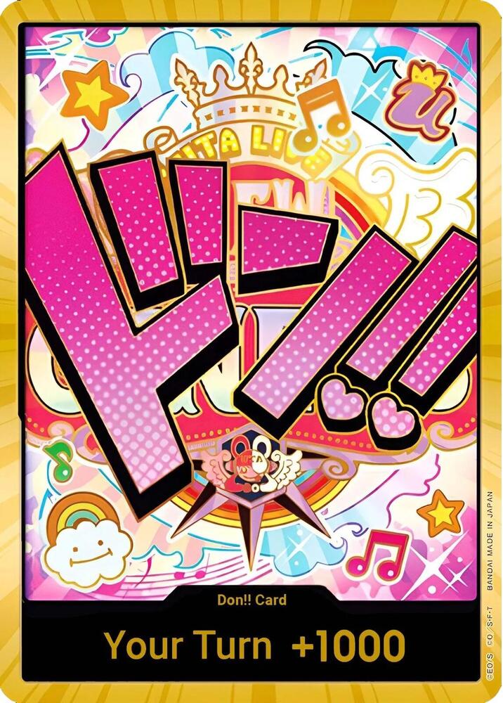 DON!! Card (Uta) (Gold) DON!! Premium Booster -The Best- NM
