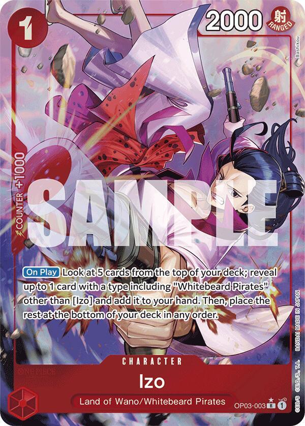 Izo (OP03-003) (Alternate Art) R Premium Booster -The Best- OP03-003 NM